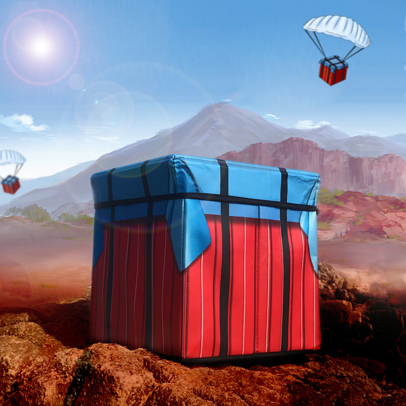 零食礼物盒子 大号_吃鸡空投箱礼物盒收纳箱大号零食箱男朋友生日七夕