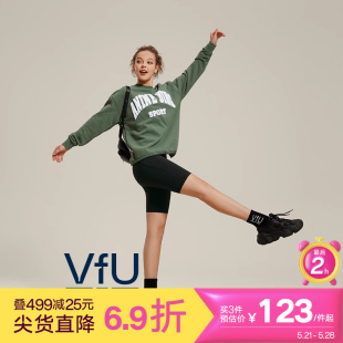 VfU 五分骑行裤女高腰运动紧身裤跑步篮球健身短裤夏季新款2024