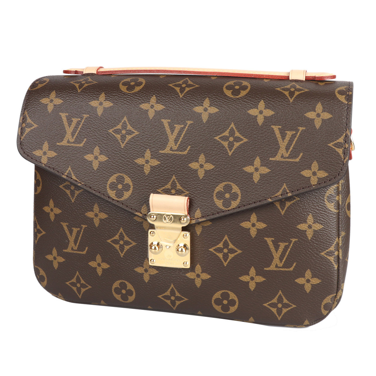 [即拍即得][9.9新]路易威登lv女士pochette metis老花邮差包