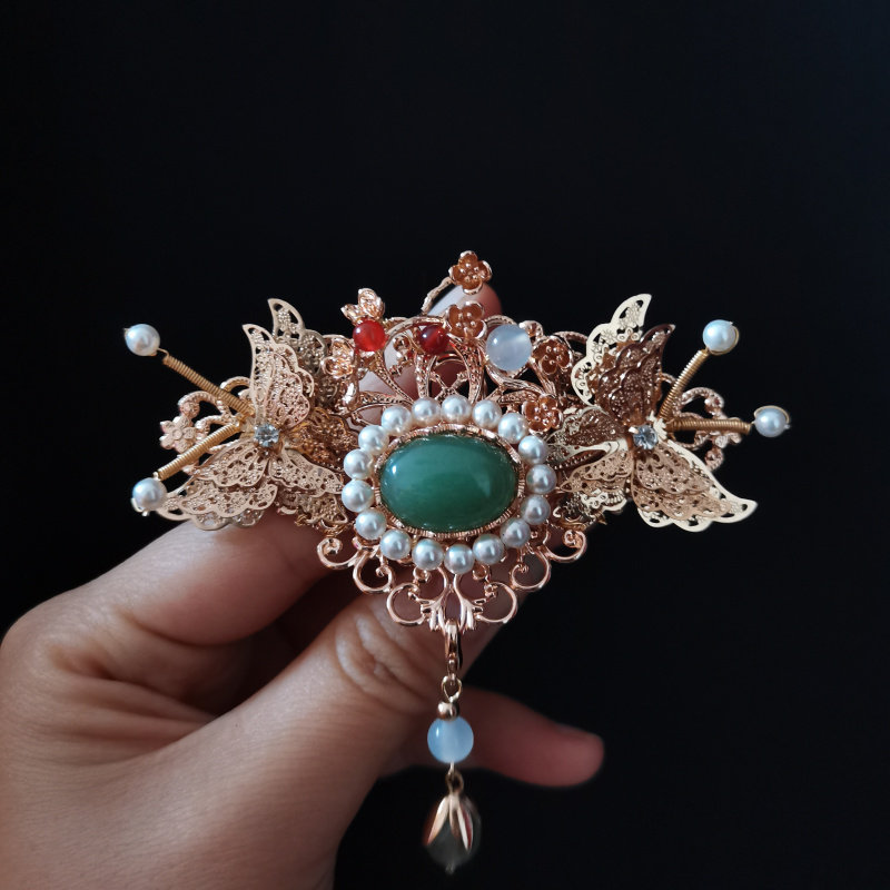 古风头饰发冠皇冠优惠券爱比价妈妈