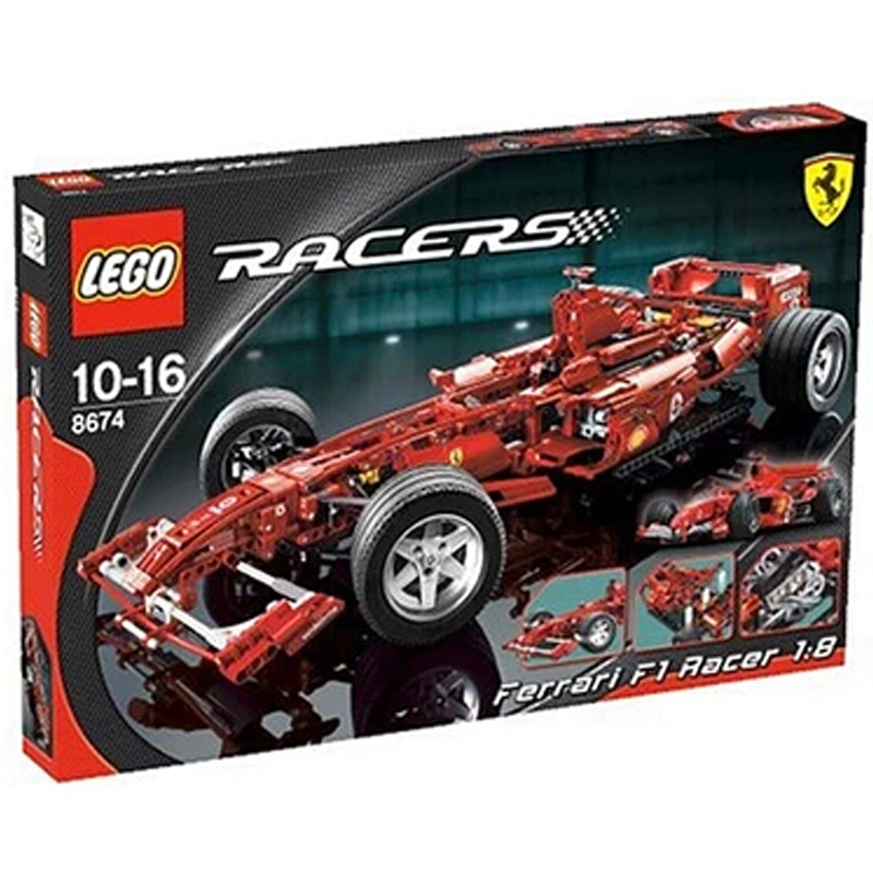 乐高lego f1 racer 1 8法拉利赛车