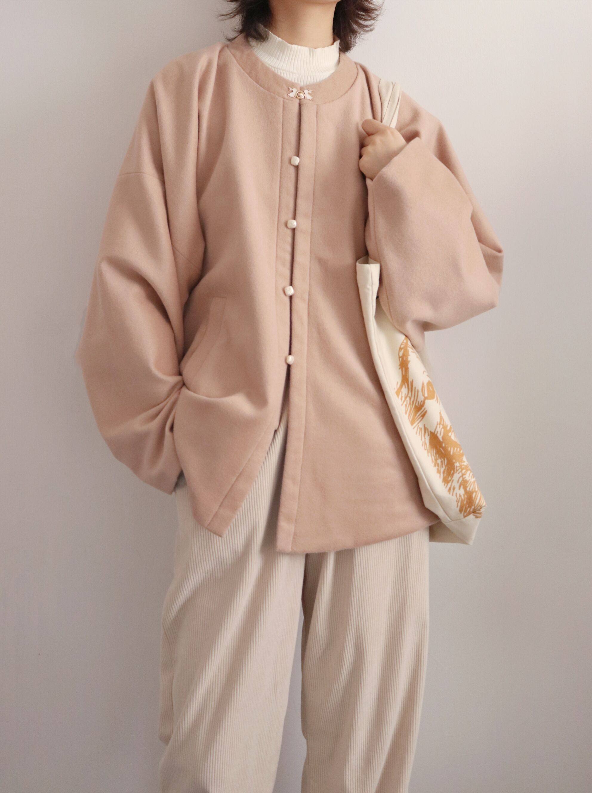 裳裳者华 初春 日常春秋冬明制对襟圆领立领弓袋袖短袄毛呢汉服