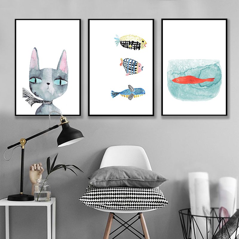 Northern Europe Triplet fresh canvas Decorative painting mural a living room modern Simplicity Hanging picture sofa Background wall Photo framein the Home accessories , Decorative painting , Modern decorative painting category - from Buy2taobao.com to provide professional Taobao agent buy service