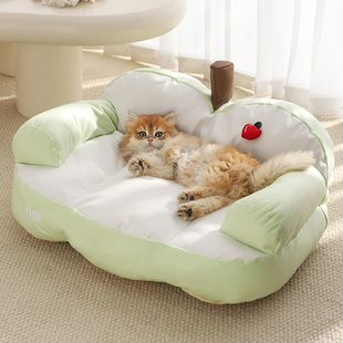 猫窝四季通用狗狗窝小型犬睡觉的窝乐乐猫苹果沙发宠物夏天猫咪床
