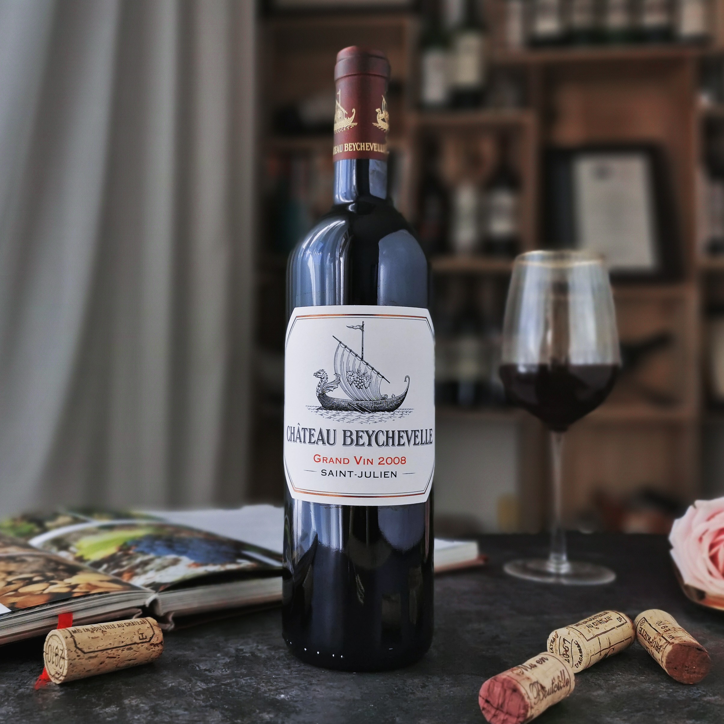 龙船庄园正牌法国波尔多列级名庄四级庄圣朱利安2008干红葡萄酒