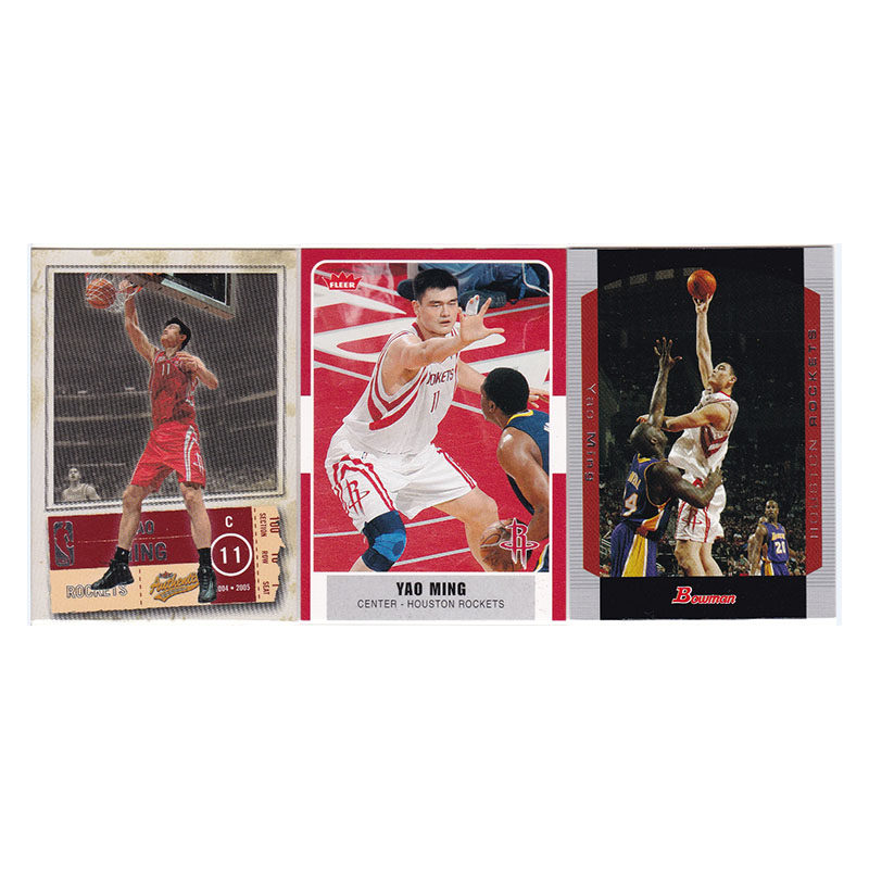 球星卡 姚明 fleer 2004 2008 topps 2004