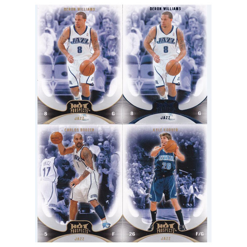 nba球星卡 德隆威廉姆斯 布泽尔 科沃尔 fleer 2008-09