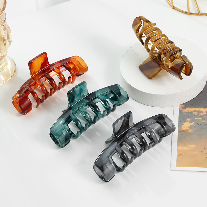 鲨鱼夹大号洗澡发夹抓夹女夏发抓网红2020年新款头发夹子盘发头饰