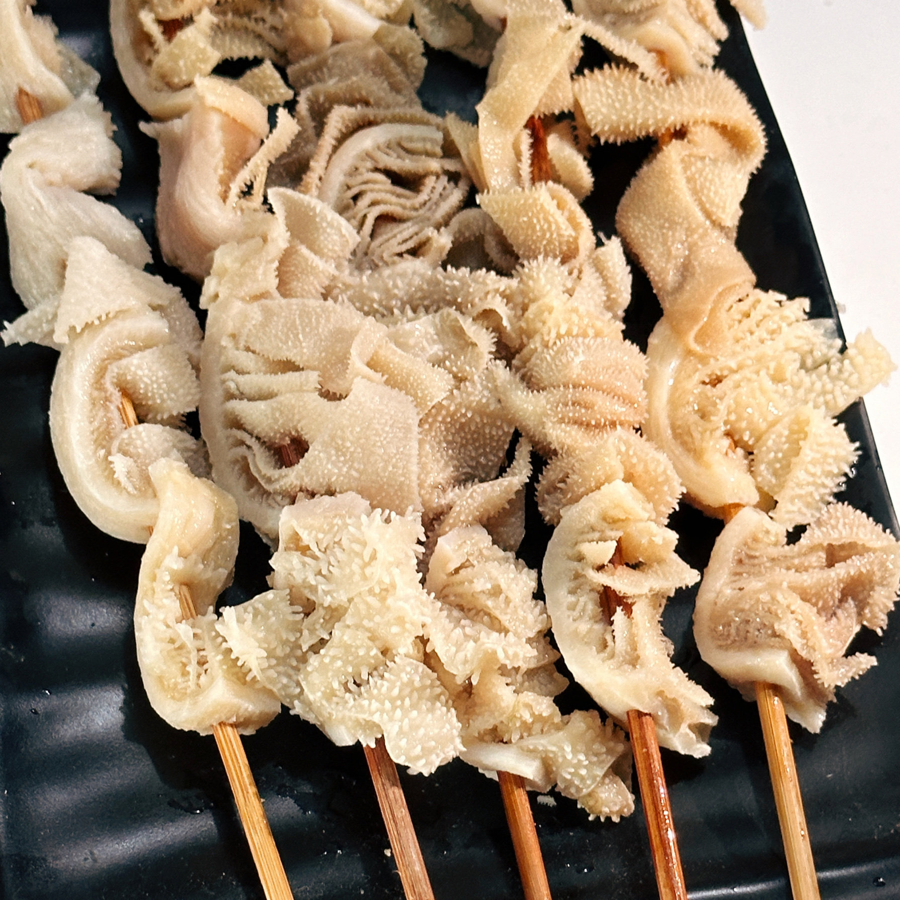 牛百叶串新鲜冷冻毛肚铁板麻辣烫烧烤食材炸串牛肚片串半成品20串