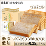 Whole Wheat Bread Coarse Grain Meal Replacement Satiety Breakfast Food Low Fat Sugar Free FCL Sliced ​​Calorie Snacks