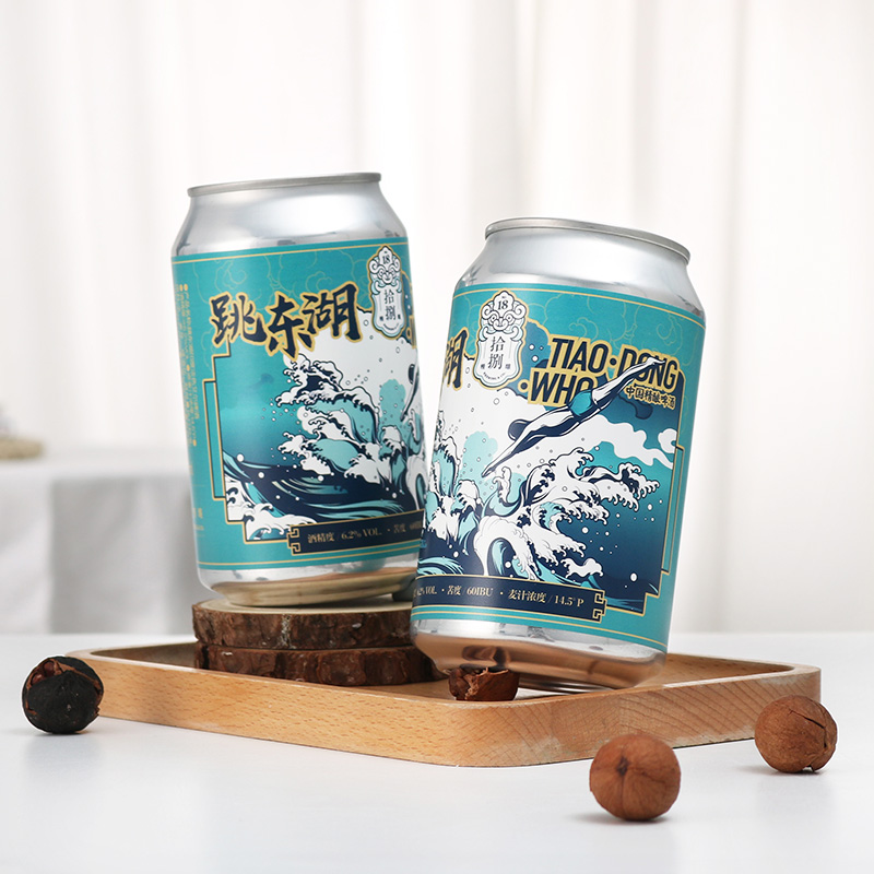 中国精酿啤酒武汉拾捌精酿跳东湖印度淡色艾尔啤酒330ml*6听
