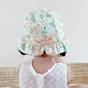 婴儿帽子夏季薄款防晒渔夫帽公主可爱新生女宝宝遮阳帽透气太阳帽