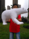 出口超大号软胶仿真野生动物模型玩具发声款北极熊50厘米男孩礼品