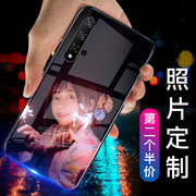 Huawei glory 20 mobile phone case custom 20pro to map custom 20i twenty 20s tempered glass mirror private custom photo diy making pattern youth version custom photo silicone cover