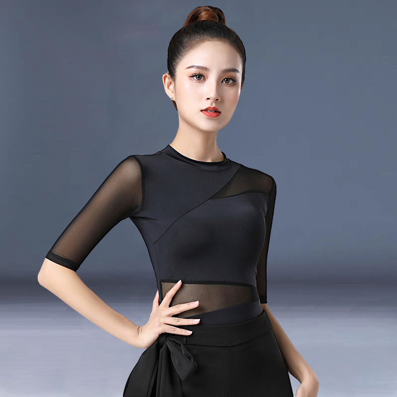 42淘宝新品拉丁舞服装短臀巾加密流苏动感显腿长练功服练习豹纹半身裙