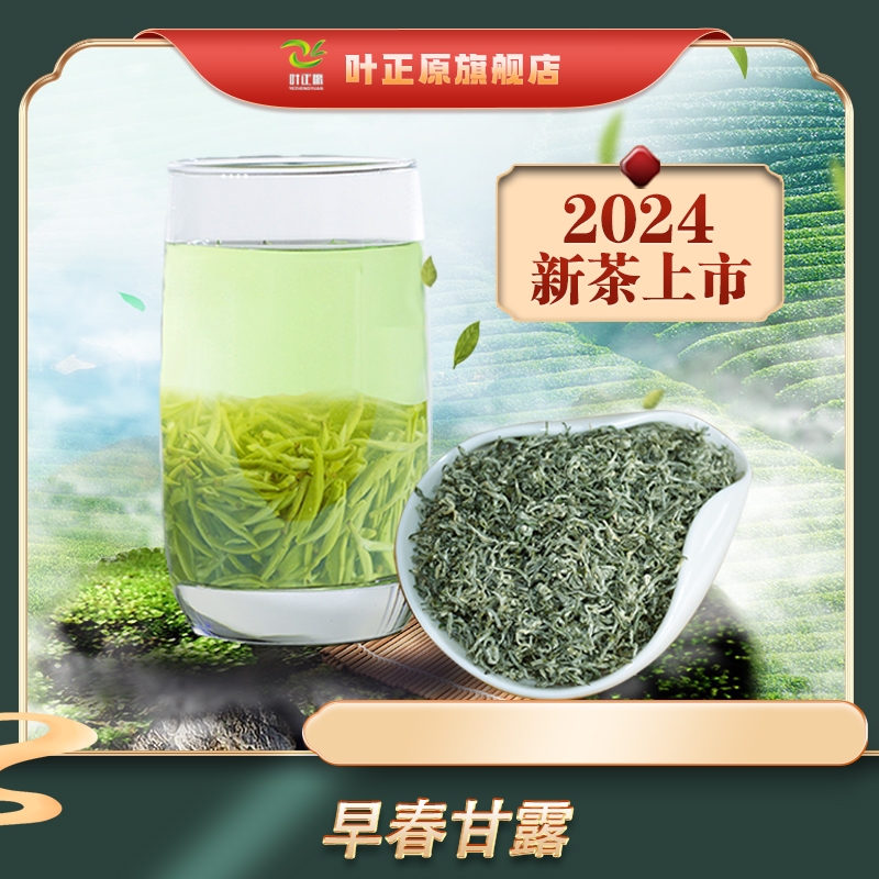 2024新茶蒙顶甘露 蒙顶山明前碧螺春、毛峰类特级绿茶