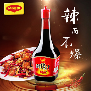 雀巢美极鲜辣汁200ml辣味鲜味汁鲜酱油香辣味厚辣生抽酱调味料