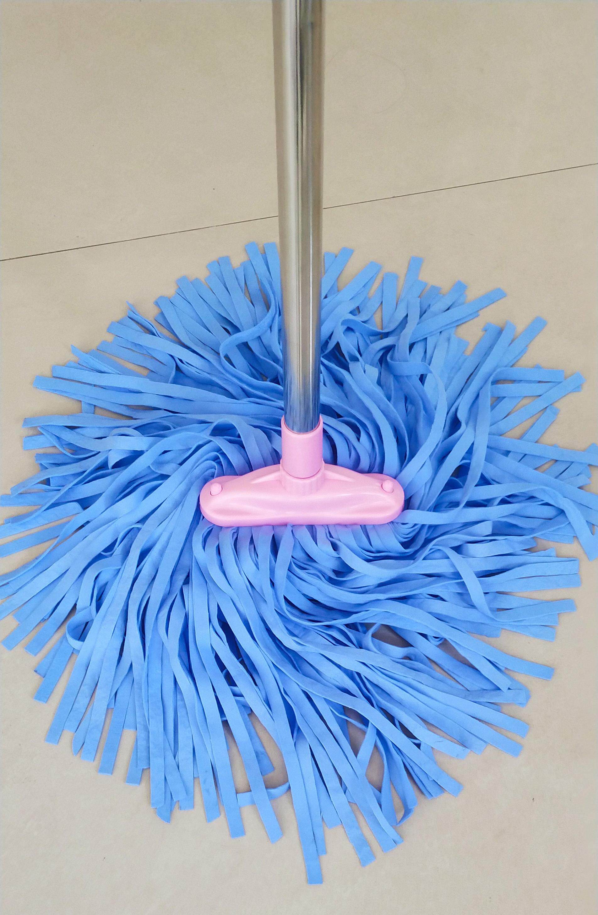 鹿皮拖把宽头家用扁头鸡皮吸水传统布包水拖