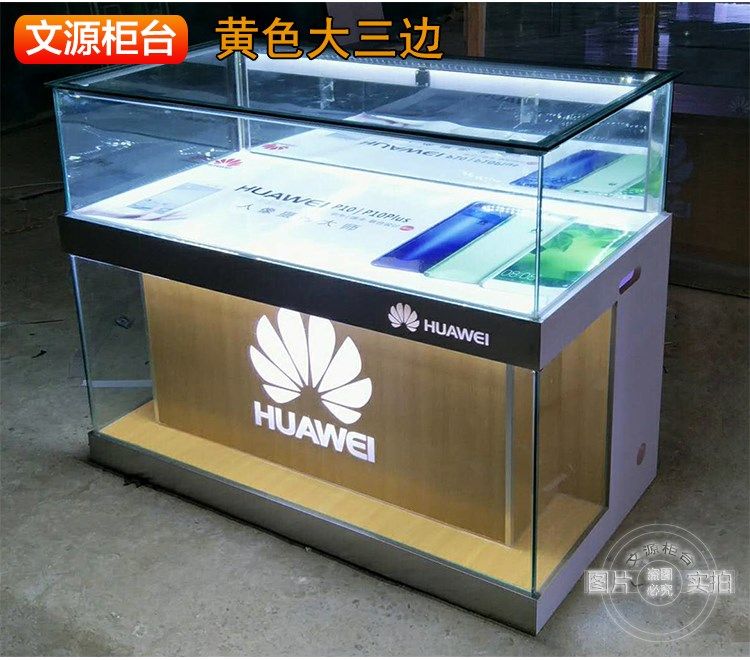 新款木纹oppo手机柜台华为全网通展示柜联通魅族小米前开vivo移动