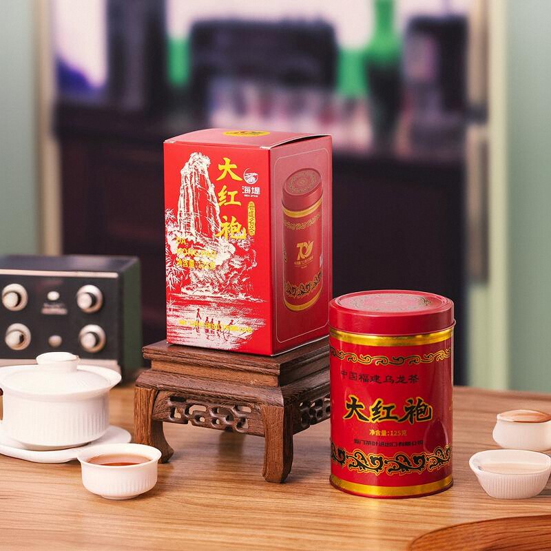中茶厦门海堤70周年红罐大红袍限量
