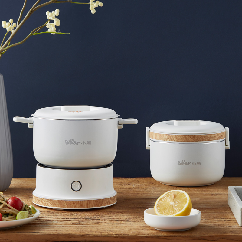bear/小熊 drg-c10d1电煮锅分体式电热锅小型便携式宿舍电锅火锅