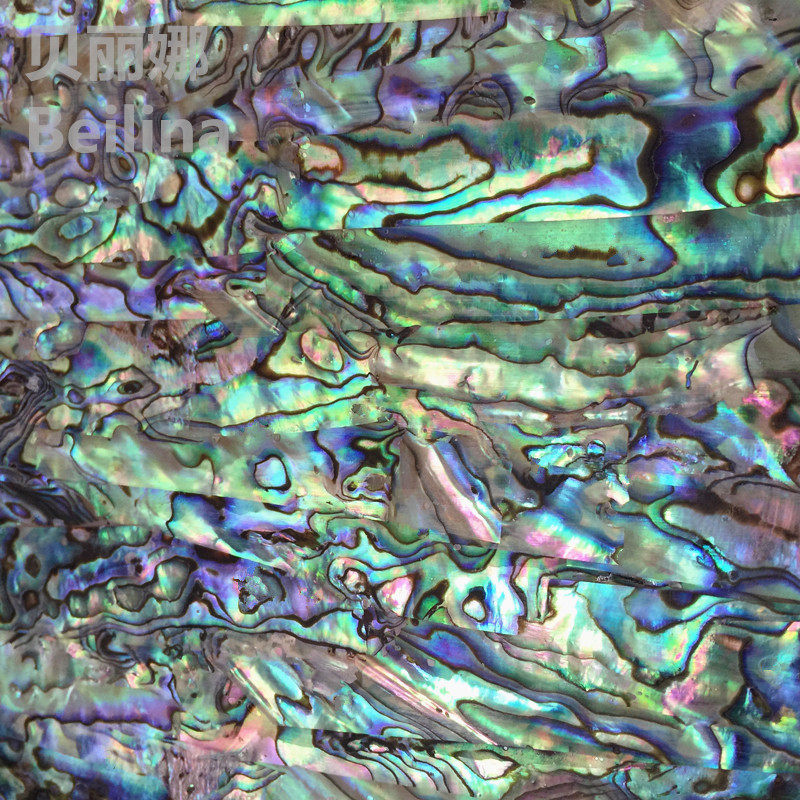 深西兰鲍鱼贝壳纸天然aa级蓝绿创意特色工艺雕花镶嵌装饰薄片材料