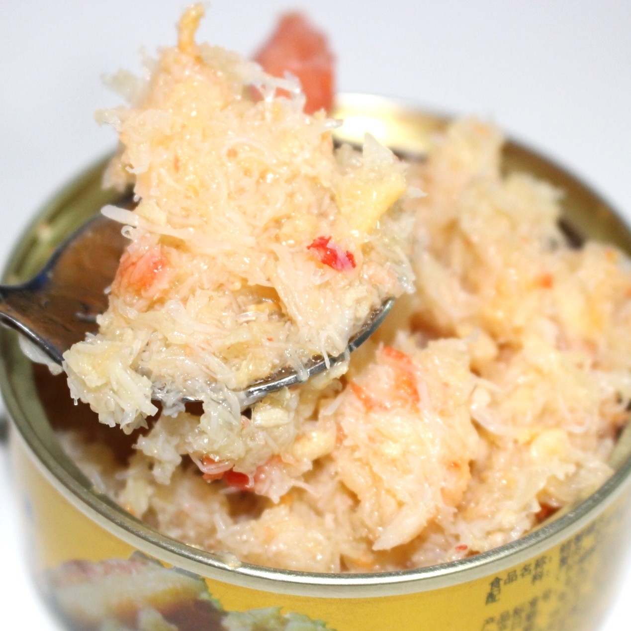 热销鳕蟹_辽渔远洋鳕蟹肉罐头即食蟹腿肉罐头寿司食材拌饭蟹肉罐头100