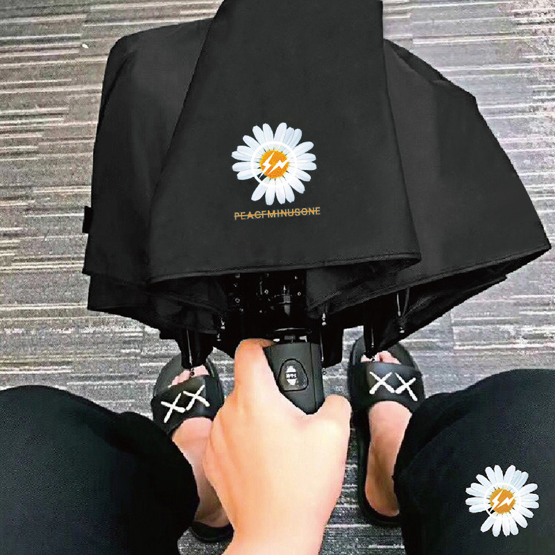 权志龙gd小雏菊太阳伞全自动森系复古简约晴雨两用伞男士学生帅气