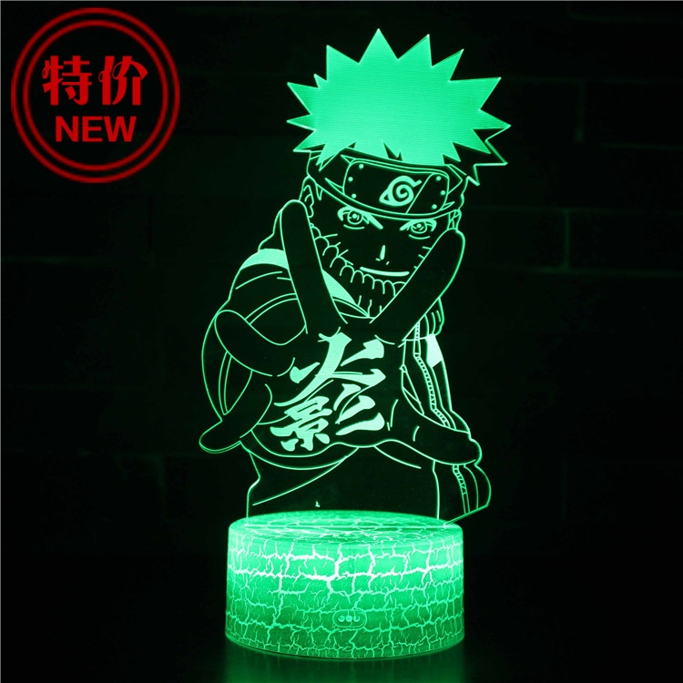 3D充电七彩火影鸣人创意 LED亚克力视觉灯触摸情人节礼品小夜灯在类目 家装主材, 灯具灯饰, 小夜灯中 - 来自Buy2taobao.com提供专业的淘宝代购服务