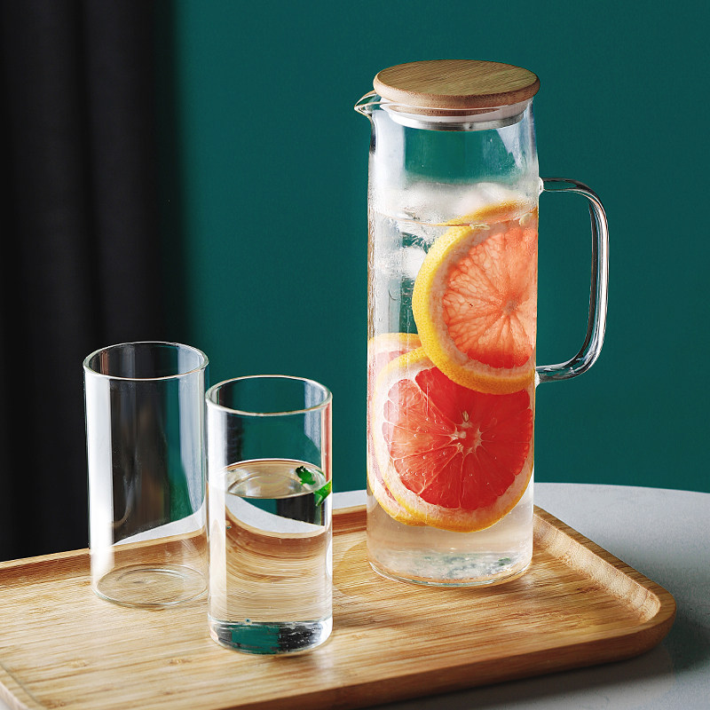 玻璃凉水杯 扎壶