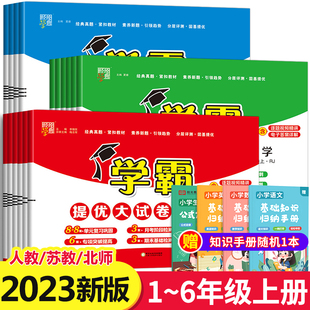 2023秋新版小学学霸提优大试卷一年级下册二三四五六上语文数学英语全套测试卷人教版苏教版译林123456单元期中期末模拟卷子经纶RJ