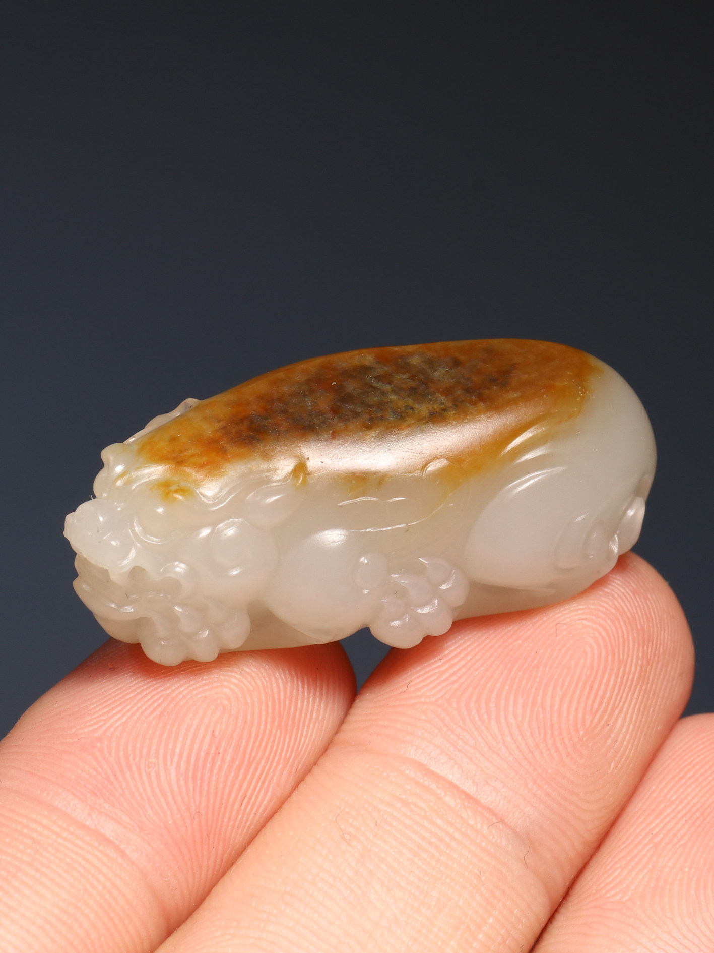 苏州惹石玉雕艺术的优惠券大全—惹石新疆和田玉貔貅黄沁籽料招财辟邪