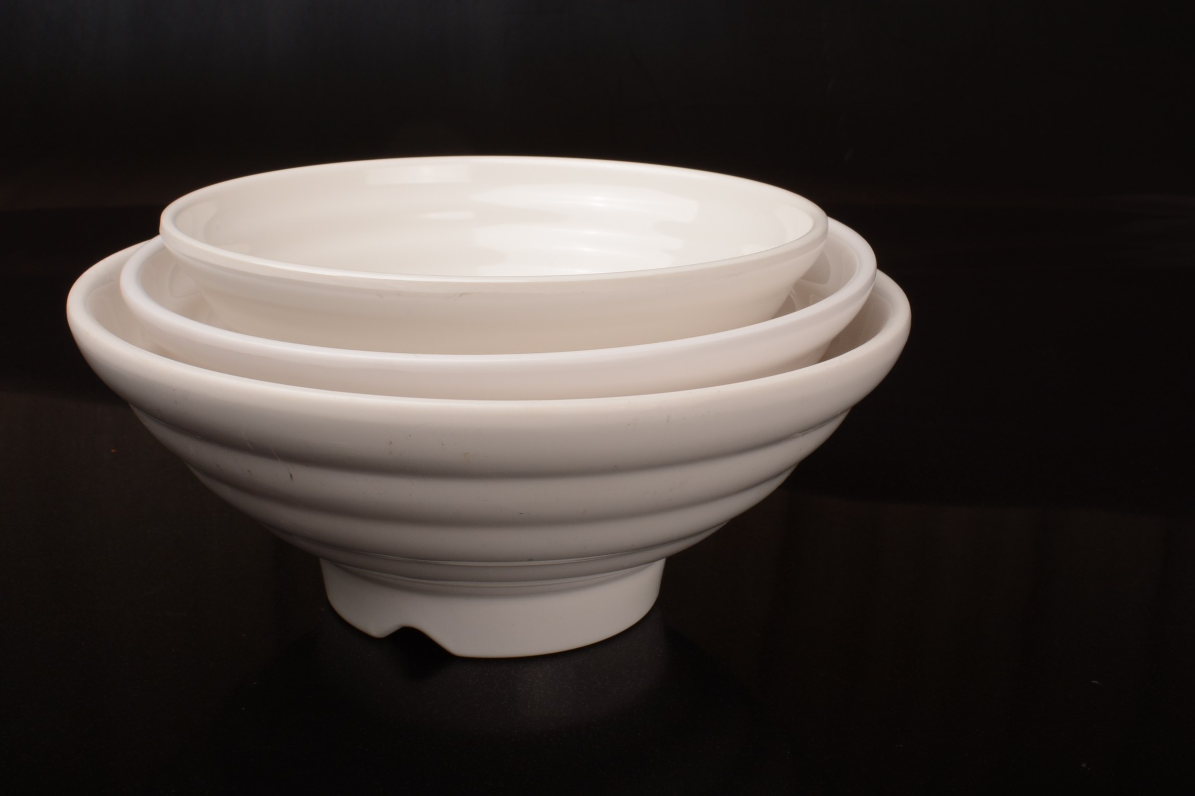 食品级密胺加厚螺纹馄饨专用仿瓷云吞面碗带字商用10只包邮