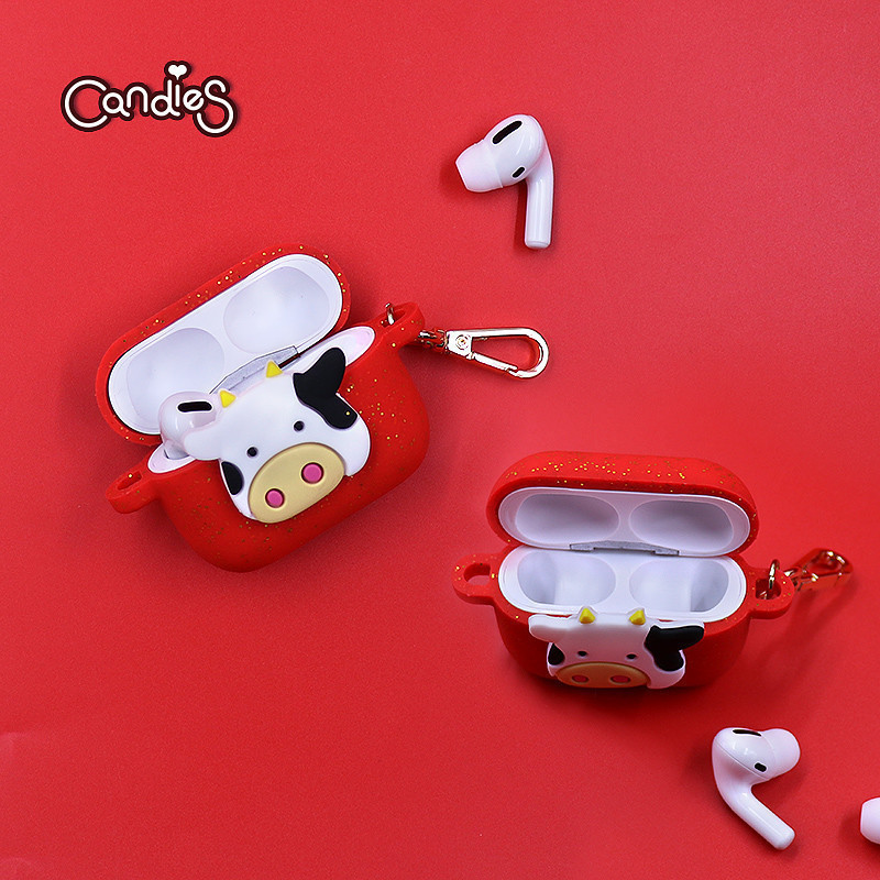 candies airpods pro蓝牙耳机套 牛年新气象 防水 硅胶耳机保护套