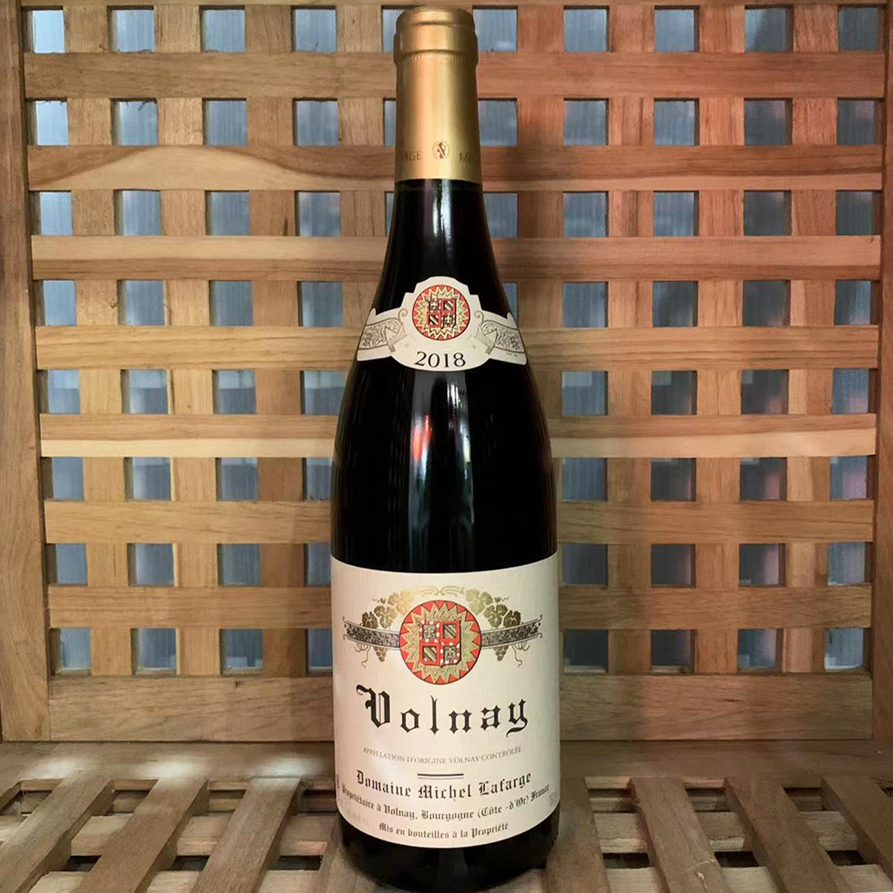 michel lafarge volnay勃艮第沃尔奈村级干红葡萄酒法国18好年份