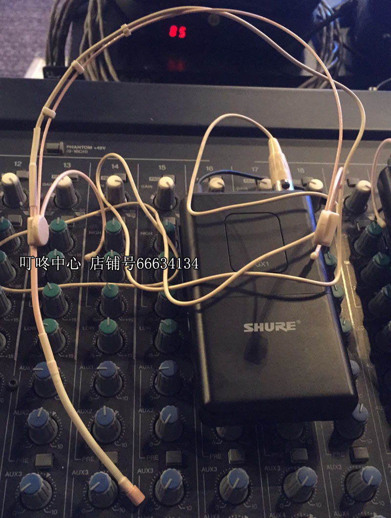 舒咪尔宝肤色头戴麦克风舞台演出唱戏曲话剧团主持人隐形耳麦咪