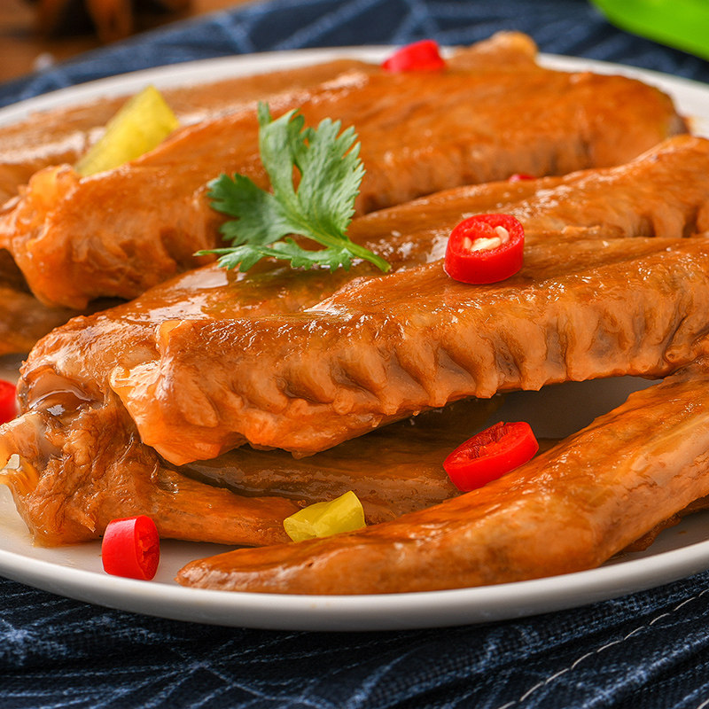 30支鸭翅膀福建泡鸭翅酸辣休闲零食小吃卤味真空包装10支唇齿留香