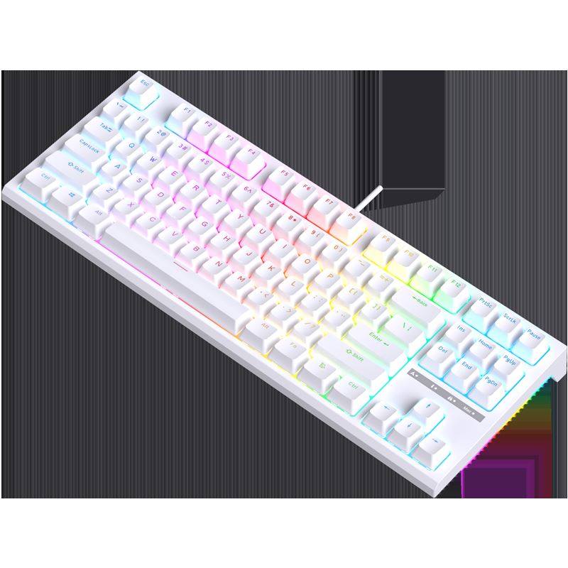 rk r87s机械键盘r104游戏电竞有线rgb无线三模蓝牙客制化电脑98键