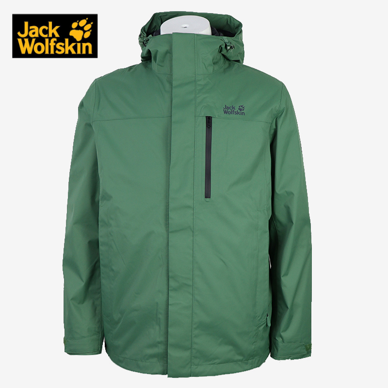 jackwolfskin狼爪正品21年夏季新款男子户外休闲冲锋衣5120091
