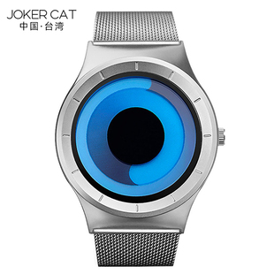 jokercat个性虫黑洞创意小众手表ins风男大学生设计无指针概念电