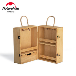 NH挪客户外多层调料柜便携式烧烤储物柜用具野炊用品调料盒收纳盒
