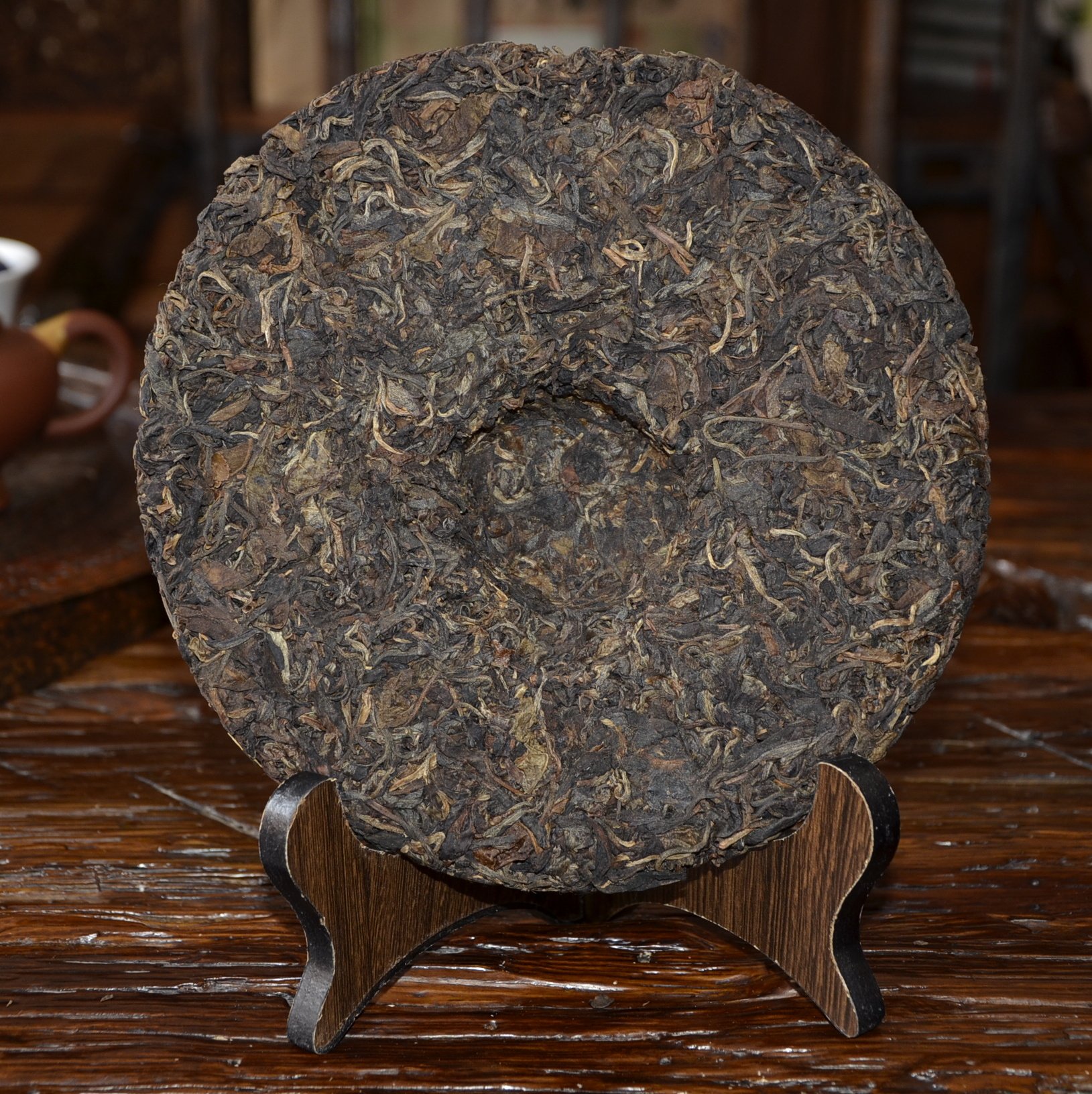 7片拍(2499克)03年基诺山普洱古树茶龙圆号李正行收藏 古树茶