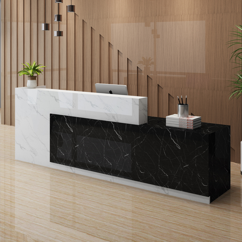 简约工作台手机店收银台服装店吧台柜公司柜台餐饮店现代火锅店