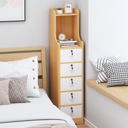 25/30cm wide crevice storage cabinet drawer-type wooden shelf bedroom bedside bedside snack toy cabinet
