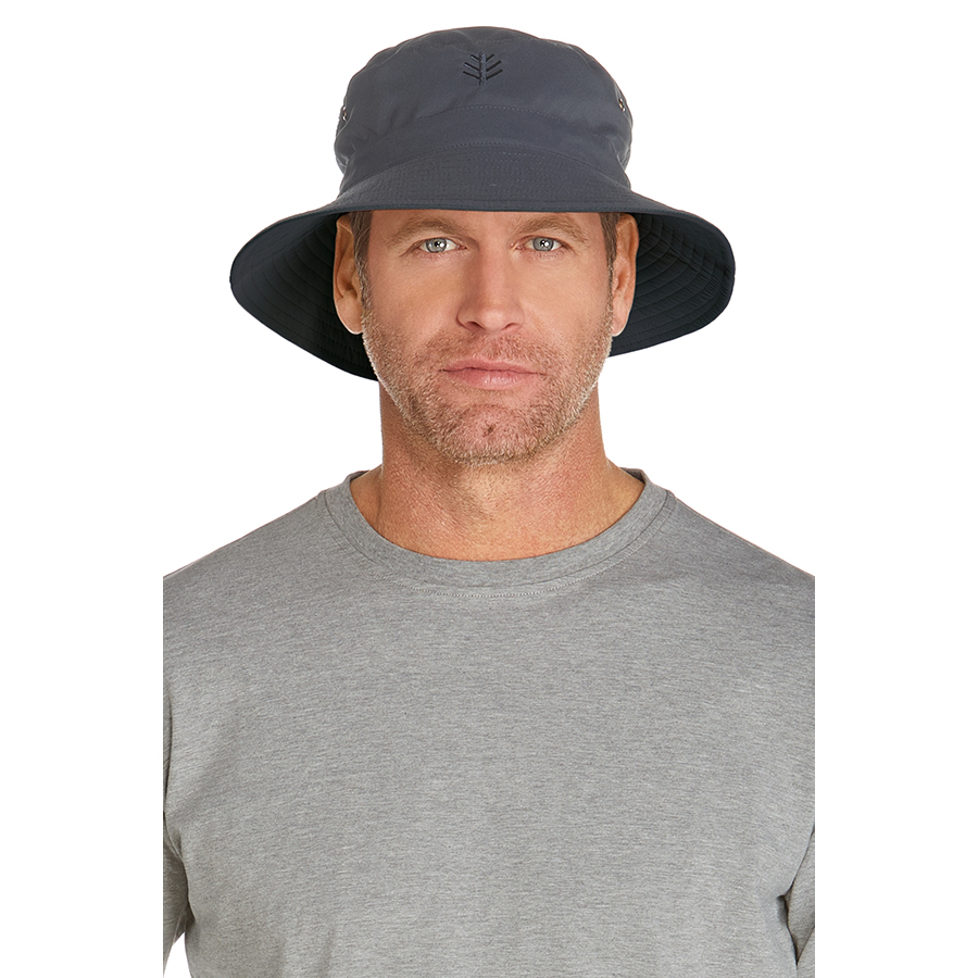 美国Coolibar 双面可戴 可折叠 防紫外线帽  男女款 UPF50+ 02556