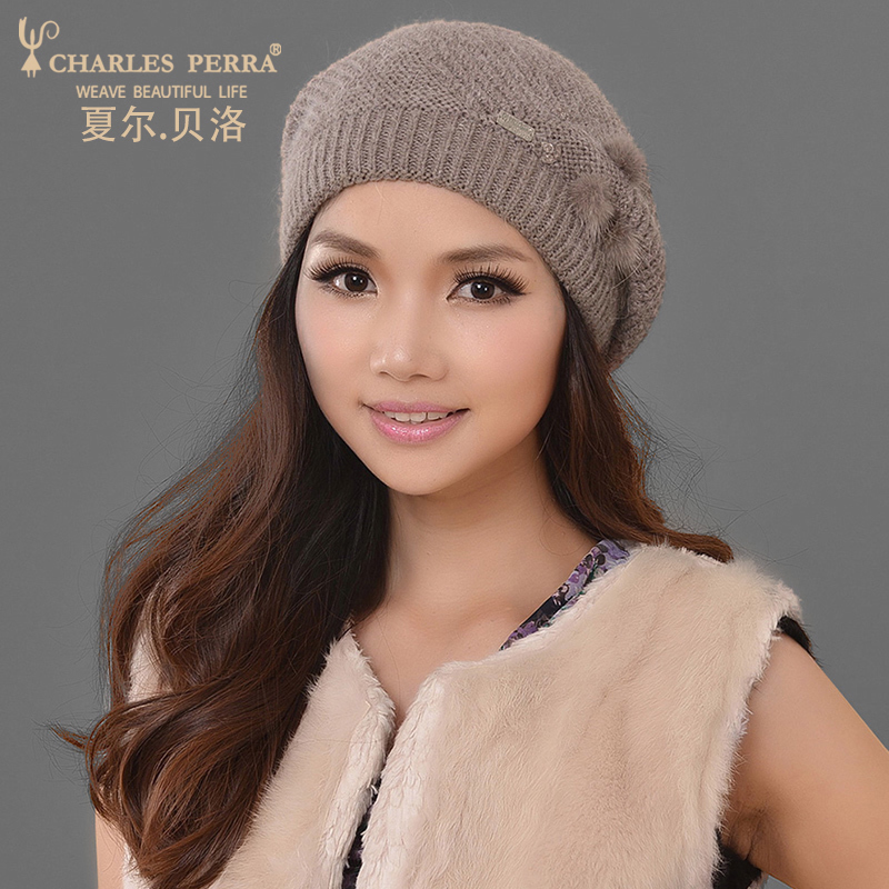 Hat winter thickening Warm wool cap double-deck Ear middle age Angora Knit Hat Korean Edition leisure time Wool capin the Accessories/Leather belt/Hat/Muffler , Hat category - from Buy2taobao.com to provide professional Taobao agent buy service