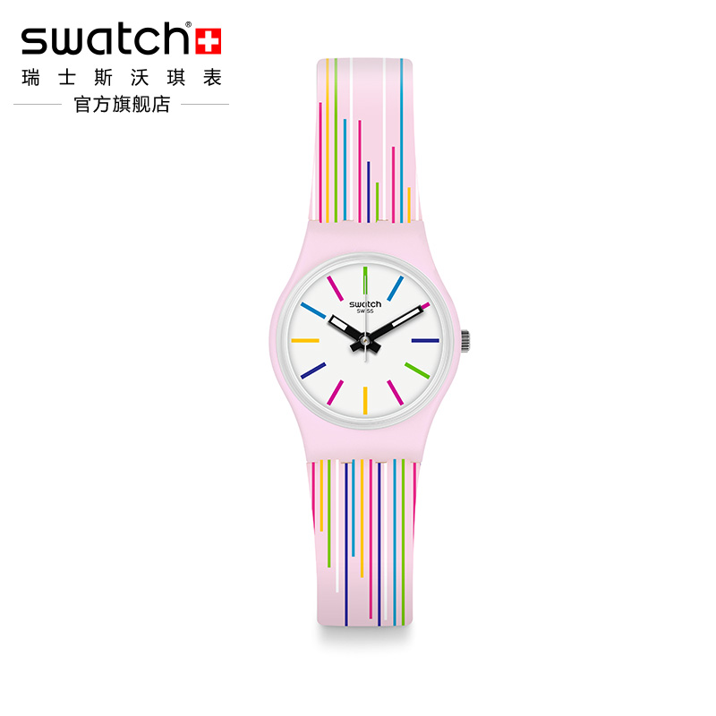 Swatch Swatch Swiss watches 19 Autumn and winter New products Colorful Cotton candy fashion Quartz watch LP155in the Wristwatch , Swiss watch category - from Buy2taobao.com to provide professional Taobao agent buy service