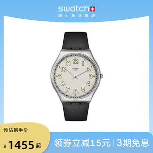 【节日礼物】Swatch斯沃琪瑞士手表男女经典超薄金属瑞士石英腕表