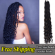 Goddess faux locs crochet braids hair extension curly locks