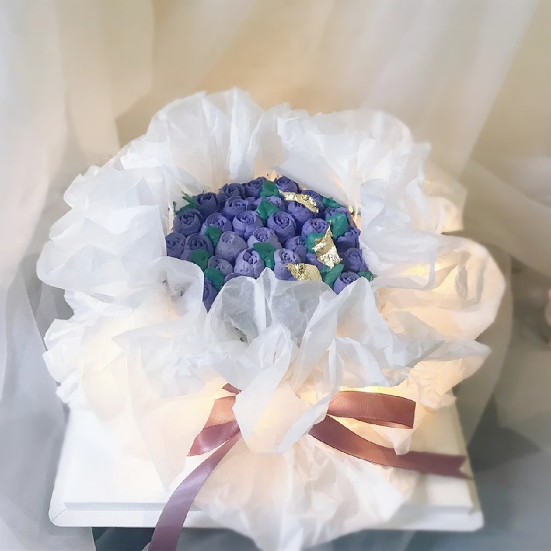 烘焙蛋糕装饰网红ins风雪梨纸花束蛋糕围边俄罗斯玫瑰裱花嘴